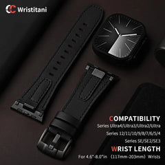 Usnjeni Pašček za Apple Watch Ultra, SE in Series
