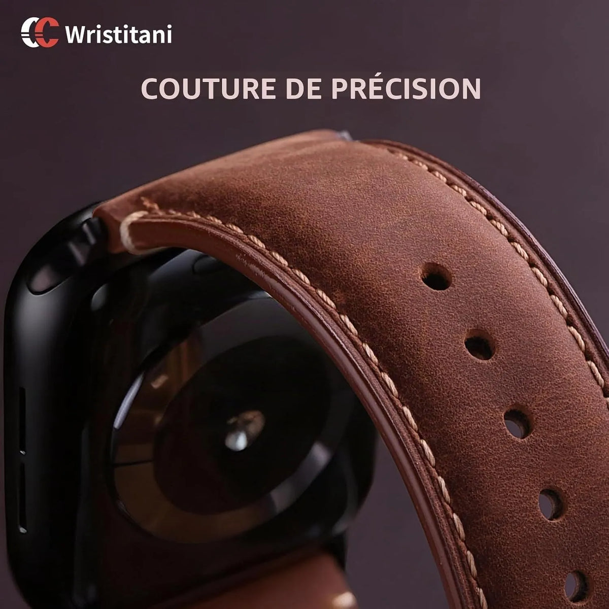 Usnjeni Pašček za Apple Watch za Zapestja 9–18 cm