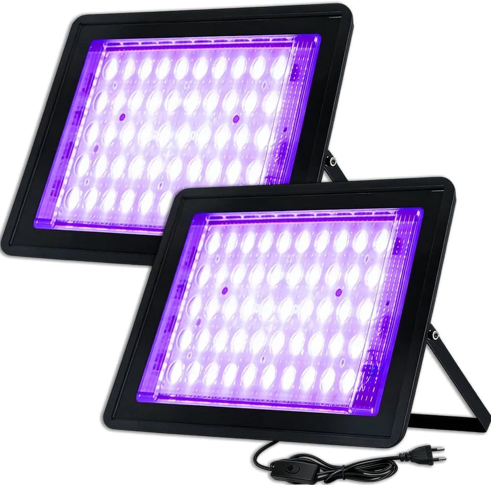 UV LED Reflektor Črna Luč 50W, 2 Kosa