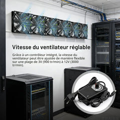 Ventilatorji Za Ohišje 120 mm Z Regulatorjem Hitrosti