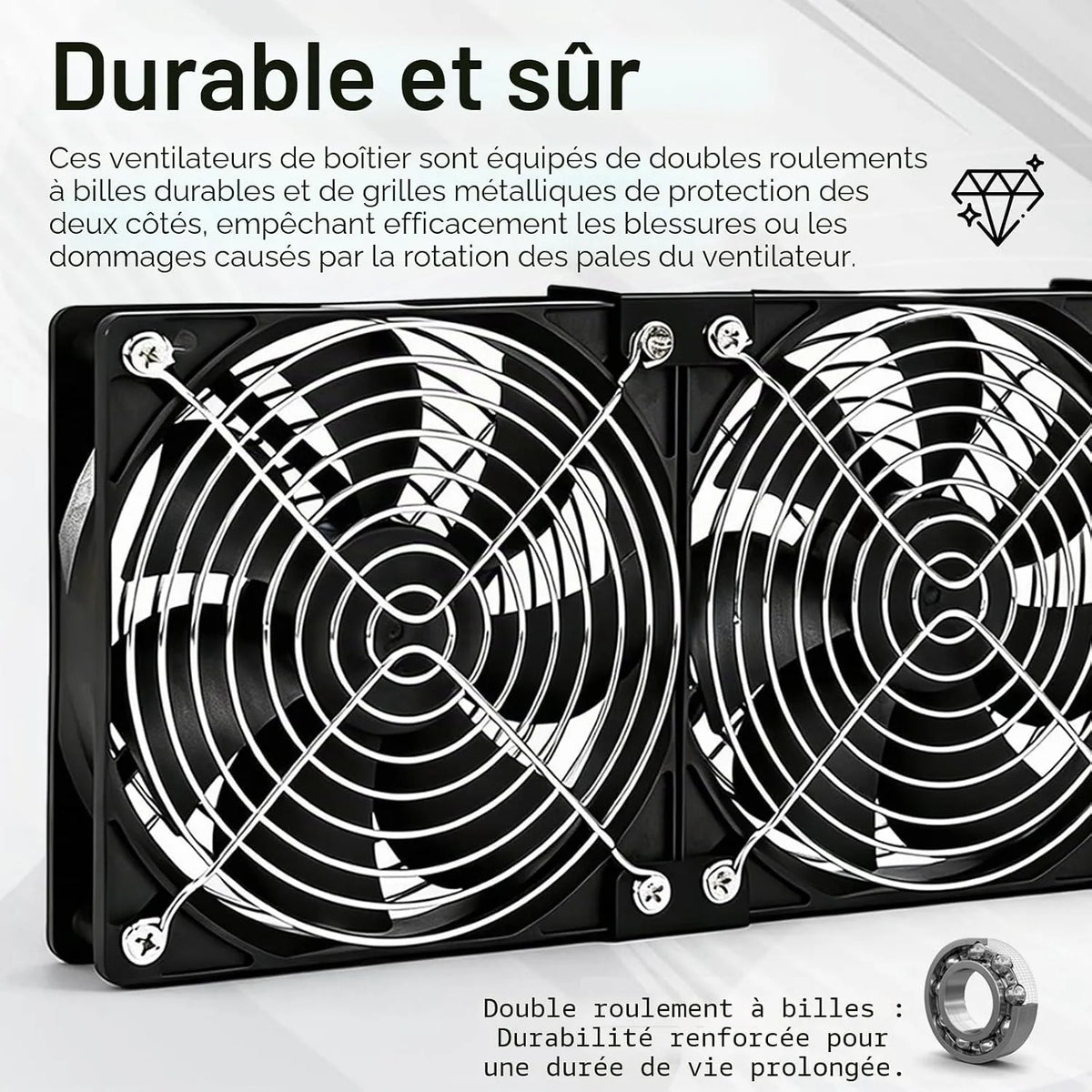 Ventilatorji Za Ohišje 120 mm Z Regulatorjem Hitrosti