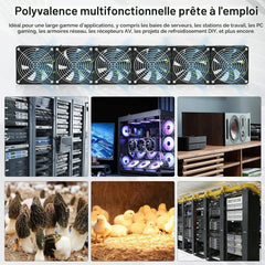 Ventilatorji Za Ohišje 120 mm Z Regulatorjem Hitrosti