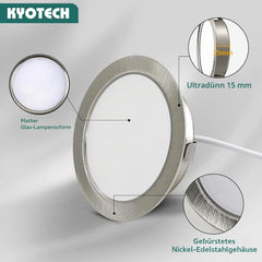 Vgradna LED Svetilka za Pohištvo 230 V 4 W 6,5 cm