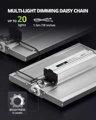 VIPARSPECTRA LED Sijalka za Vzgojo Rastlin 36x29x7.5 cm