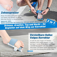 Winyoher Opornica Za Hallux Valgus In Nastavki Za Prste 4 Kosi