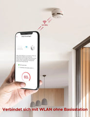 X-Sense Pametni Dimni Alarm s Fotoelektričnim Senzorjem in Zamenljivo Baterijo, 3 kosi