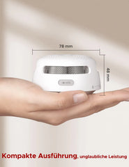 X-Sense Pametni Dimni Alarm s Fotoelektričnim Senzorjem in Zamenljivo Baterijo, 3 kosi