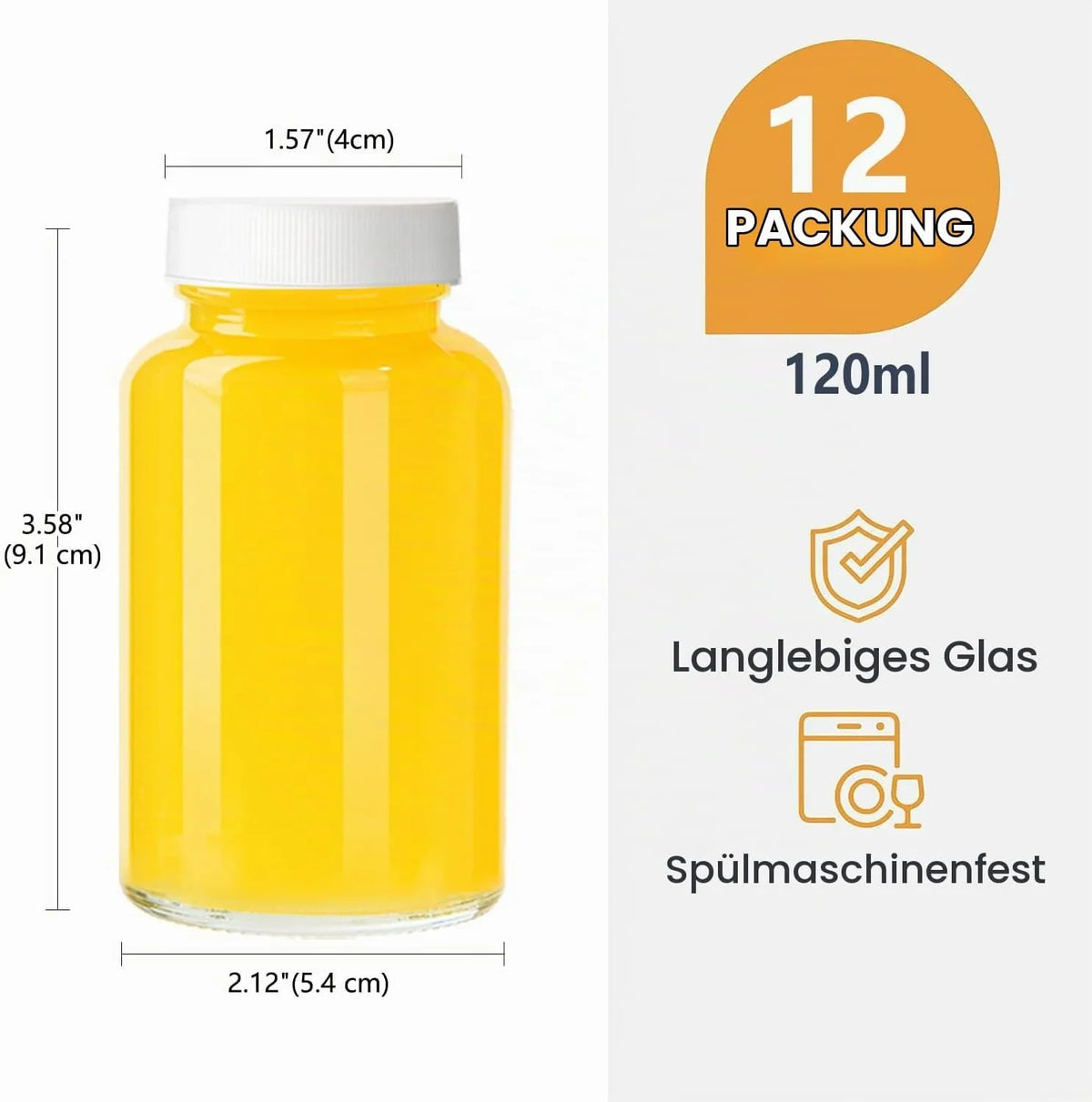 YBCPACK Stekleničke za Napitke