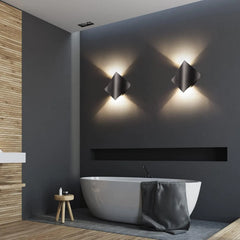 Zunanja LED Stenska Svetilka 21,1 x 4,6 x 21,1 cm