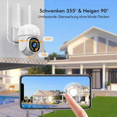 Zunanja Nadzorna Kamera Wi-Fi 2K PTZ 2 Kos
