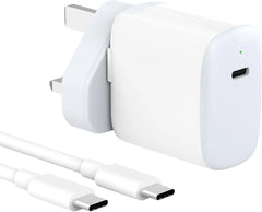 30W USB-C polnilnik s kablom USB-C 2 m