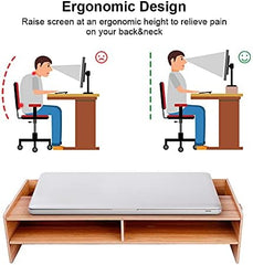 EJOYOUS Leseno stojalo za monitor s predali
