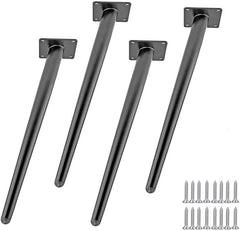 WINGFLY 35 cm kovinske pohištvene noge - set 4 kosov