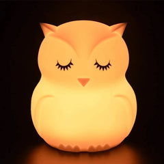 LED Nočna Lučka Sova na Dotik