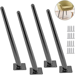 WINGFLY 35 cm kovinske pohištvene noge - set 4 kosov