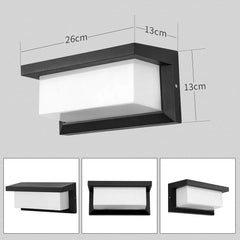 2x LIGHTSJOY zunanja LED stenska svetilka 18 W