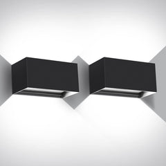 20 W LED Zunanje Stenske Svetilke - 6000 K (Komplet 2 Kosa)