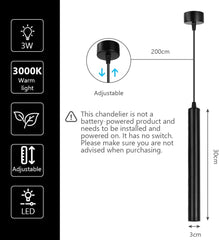 HOTUT viseča svetilka z nastavljivo višino