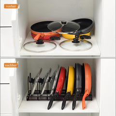 TOPLIFE organizator za lonce in ponve z 10 predelki