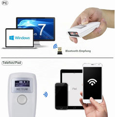 NETUM NT-Z3S Bluetooth brezžični čitalnik črtnih kod 1D CCD