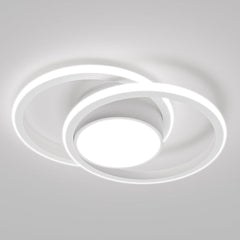 LQWELL LED stropna svetilka 2-obročna