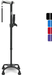 HEALTHBAZAAR štirinožna nastavljiva sprehajalna palica z ergonomsko ročico