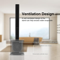 TORMAYS silikonska WC krtača – stenska montaža s samolepilnim nosilcem