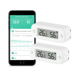 2x QXMH pametni WiFi termometer in higrometer z aplikacijo