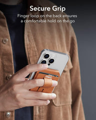 Denarnica za Magsafe s sledilnikom Find My za iPhone 16/15/14/13/12 - Rjava