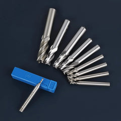 10x EFUTURETIME Komplet 2-12 mm HSS 4-reznih rezkarjev