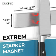 CUCINO magnetni trak za nože iz nerjavnega jekla - 40 cm