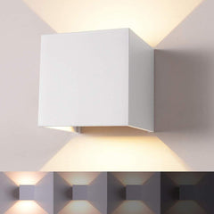 AUDOR 12W LED stenska svetilka z nastavljivim kotom svetlobe - bela