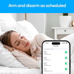 AGSHOME brezžični pametni WiFi alarmni sistem za dom - 8-delni komplet