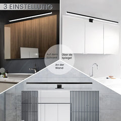 ERWEY 2v1 60cm LED kopalniška svetilka za ogledalo, 8W