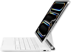 SEAGTIGAU tipkovnica z ovitkom za iPad Pro 11" (M4, 2024) z večtočkovno sledilno ploščico in osvetlitvijo