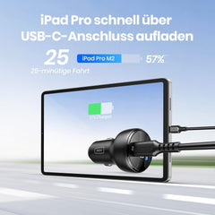 INIU Avtomobilski polnilec USB-C in USB-A