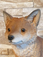 VIVID ARTS Dekorativna figura mlade lisice za notranjo ali zunanjo uporabo