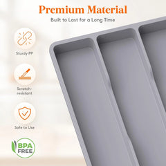 LIFEWIT raztegljiv organizator za kuhinjski pribor 30,2–43,9 cm