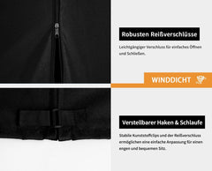 DOKON vodoodporna zaščitna prevleka za vrtno gugalnico s 4 sedeži