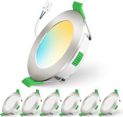 6x ALUSSO 78mm vgradni LED reflektorji