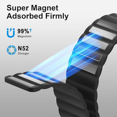 ANLINSER Magnetni Silikonski Pašček za Galaxy Watch Ultra 47 mm