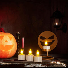 Komplet polnilnih LED čajnih svečk z daljincem in časovnikom