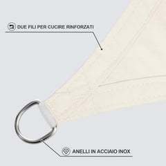 SUNNYLAXX kvadratno vodoodporno senčilo - 3 × 3 m