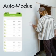 Pametni WiFi termostat za ogrevanje na plinski ali vodni kotel, 230 V, 5 A,