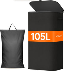 LIFEWIT 105 l košara za perilo s pokrovom