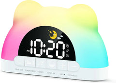 BEAUTIEBEAM otroška digitalna budilka z RGB lučko