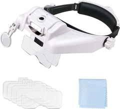 Prostoročna povečevalna očala z 3 LED lučkami - 14x povečava