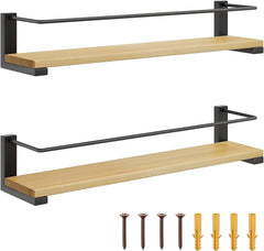2x EXFU 40x9cm stenska polica za začimbe