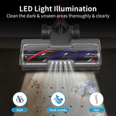 LAYMI LED krtača za Dyson V7–V15 sesalnike nadomestni nastavek za tla