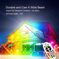 ELEGANTED komplet 2 50 W RGB LED reflektorjev z 1 daljinskim upravljalnikom